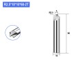 Купить Фреза для зняття фаски R2.5*10*10*60-2T  цена, фото, фотография, изображение, картинка 3