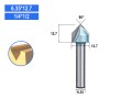 Купить Фреза фасонна GV 6.35*12.7*90° HUHAO  цена, фото, фотография, изображение, картинка 4