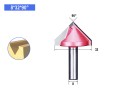 Фреза фасонна GV 8*32*90° HUHAO Купить Фреза фасонна GV 8*32*90° HUHAO цена, фото, фотография, изображение, картинка 3