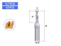 Фреза компрессійна d8*D12.7*FL22 HUHAO Купить Фреза компрессійна d8*D12.7*FL22 HUHAO цена, фото, фотография, изображение, картинка 3